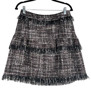 Halogen Tweed Layered Business Academia Circle Skirt Size 4